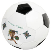 Ancient Warrior Native American Voetbal (Drie kwart)