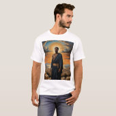 Ancient Warrior Sunlit T-shirt Mythic Hero Design (Voorkant volledig)
