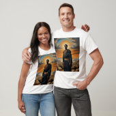 Ancient Warrior Sunlit T-shirt Mythic Hero Design (Unisex)