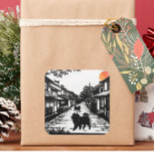 Ancient WHISPERS Chow Vierkante Sticker