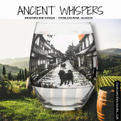 Ancient WHISPERS Chow Wijnglas Zonder Voet