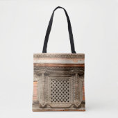 Ancient window in Nasal Chowk Courtyard of Hanuman Tote Bag (Voorkant)