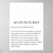Ancient Wisdom Acupuncture Wall Art Wall Chart Poster (Voorkant)