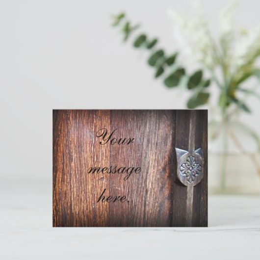 Ancient Wood, briefkaart (Staand voorkant)