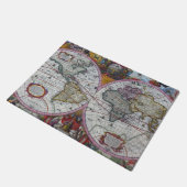 Ancient World Map Deurmat (Schuin)