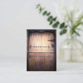 Anciënte Antiek Vintage van het deeg Visitekaartje (Staand voorkant)