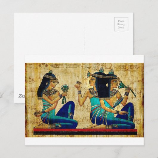 ANCIENTE EGYPTE-BETALING BRIEFKAART (Voorkant / Achterkant)