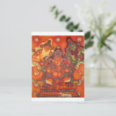 ANCIËNTE GANESH PAINTING BRIEFKAART (Staand voorkant)