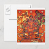 ANCIËNTE GANESH PAINTING BRIEFKAART (Voorkant / Achterkant)