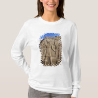 Anciënte hiërogliefen op de muur, tempel van Karna