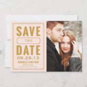 Anciënte kader save the date aankondiging (Voorkant)