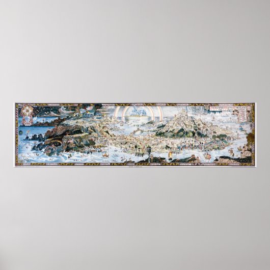 Anciente Mappe Fairyland Poster (Voorkant)