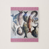 ANCIENTE ROMAN MOSAICS, FISHES, OCEAAN ZEE LIFE SC LEGPUZZEL (Verticaal)