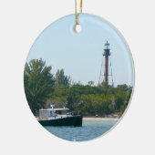 Anclote Key Lighthouse Keramisch Ornament (Links)