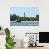 Anclote Key Lighthouse Poster (Thuiskantoor)
