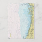 Anclote Keys to Crystal River Nautical Chart Postc Briefkaart (Voorkant)