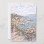 Ancona Italian Themed Bridal Shower Kaart (Achterkant)