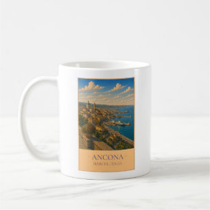 Ancona, Italië – Reis mok vintage