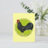 Ancona Rooster Briefkaart (Staand voorkant)