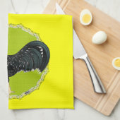 Ancona Rooster Theedoek (Quarter Fold)