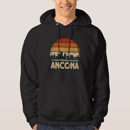 Ancona Skyline Hoodie (Voorkant)