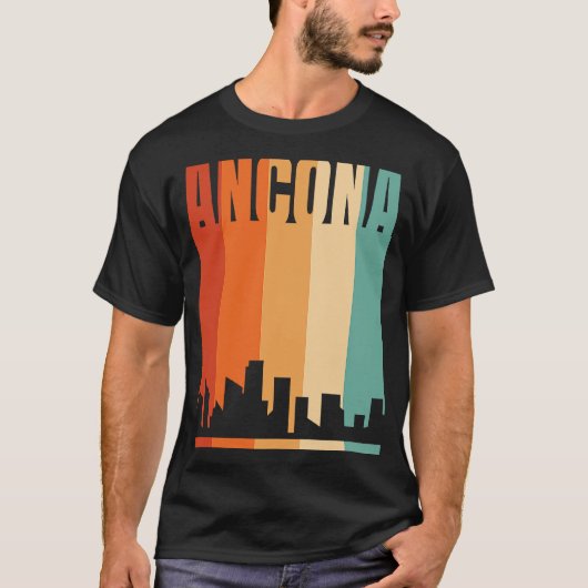 Ancona Skyline T-shirt (Voorkant)