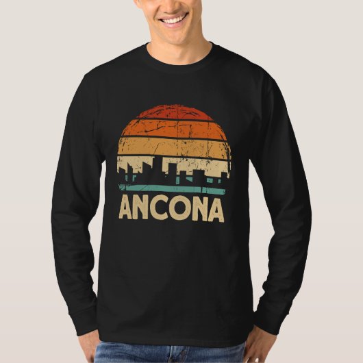 Ancona Skyline T-shirt (Voorkant)