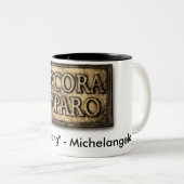 ancora imparo tweekleurige koffiemok (Voorkant rechts)