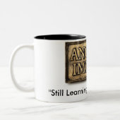 ancora imparo tweekleurige koffiemok (Links)