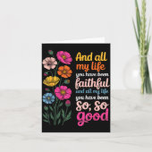 And All My Life You Have Been Faithful And All My  Kaart (Voorkant)