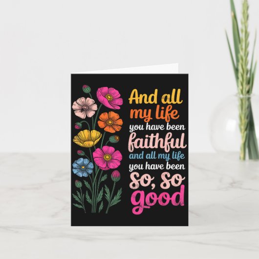 And All My Life You Have Been Faithful And All My  Kaart (Voorkant)