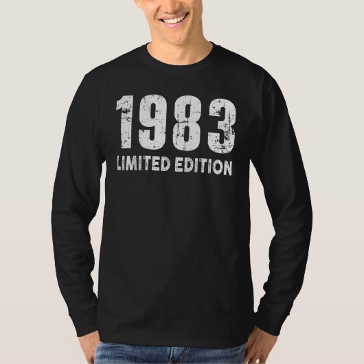 and Born in 1983 T-shirt (Voorkant)