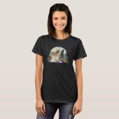 and cute guinea pig is wild at Christmas 1 T-shirt (Voorkant volledig)