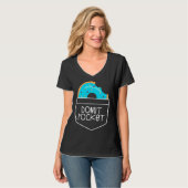 And Cute Lime Bitten Donut Pocket Doughnut T-shirt (Voorkant volledig)
