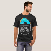 And Cute Lime Bitten Donut Pocket Doughnut T-shirt (Voorkant volledig)