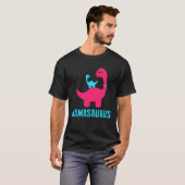 and Cute of  Mamasaurus Dino Themed for Mother T-shirt (Voorkant volledig)