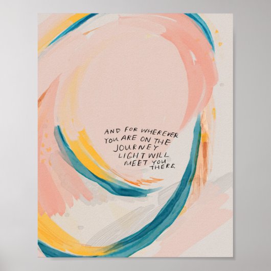 "And for wherever you are on the journey.." Poster (Voorkant)