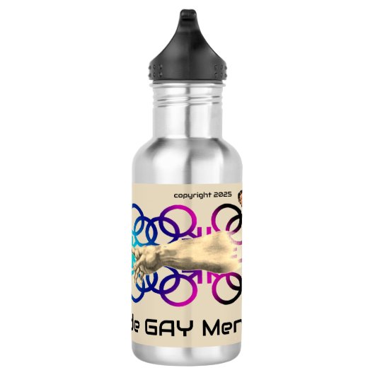 AND GOD MADE GAY MEN WATERFLES (Rechts)