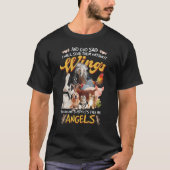 And God Said I Will Send Them Without Wings T-shirt (Voorkant)