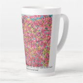"And He Breathed On Them....Roses" latte mug Mok (Rechterhoek)