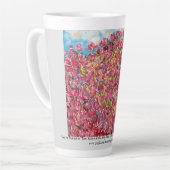 "And He Breathed On Them....Roses" latte mug Mok (Linkerhoek)