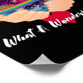 And I Think To Myself What A Wonderful World Poster (Hoek)