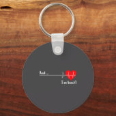 And I'm Back Ekg Heartbeat For Cardiologist Heart Sleutelhanger (Voorkant)