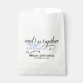 And So Together Trouwdag Bedankzakje (Voorkant)