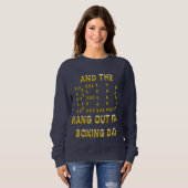 And The Bells Rang Out For Boxing Day Christmas De Trui (Voorkant volledig)