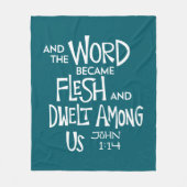 And the Word became Flesh 2 Fleece Deken (Voorkant)