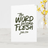 And the Word became Flesh 2 Kaart (Gele Bloem)
