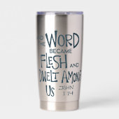 And the Word became Flesh Geïsoleerde Drinkbeker (Voorkant)