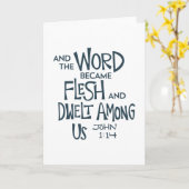 And the Word became Flesh Kaart (Gele Bloem)
