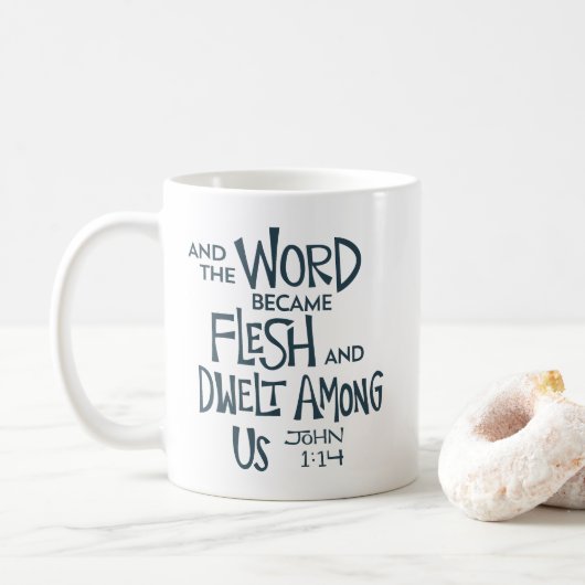 And the Word became Flesh Koffiemok (Met donut)